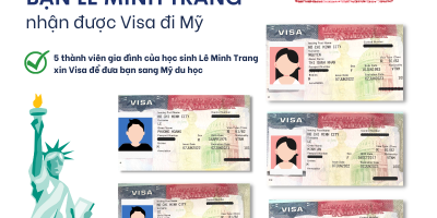 Chúc mừng gia đình Lê Minh Trang đã nhận Visa đi Mỹ thành công